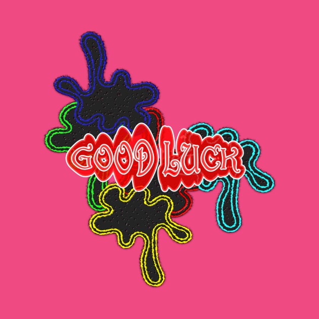 Good luck colourful hands by Devshop997