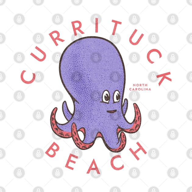 Currituck Beach, NC Summertime Vacationing Octopus by Contentarama