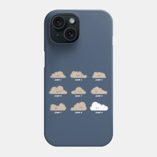 Cloud 9 — Smiling Cloud Cartoon Phone Case by Phil Tessier