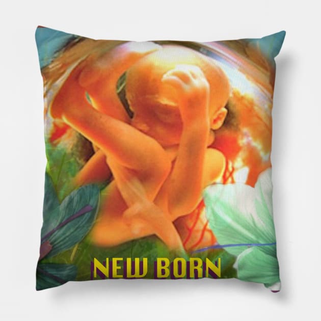 Fetal Floral ~ New Born Pillow by bigmansgarms