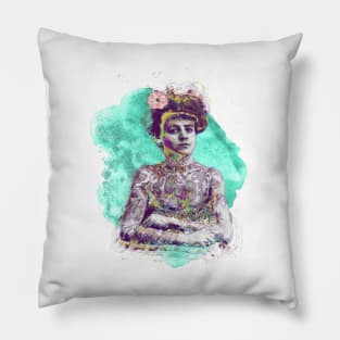 Tattooed Lady Pillow