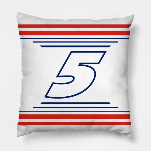 Kyle Larson #5 2024 NASCAR Design Pillow by AR Designs 