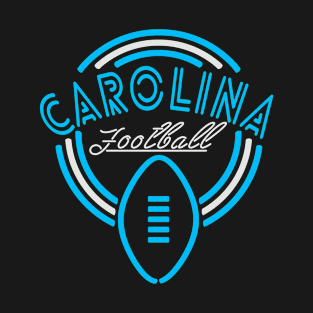 Neon Sign Carolina Football T-Shirt