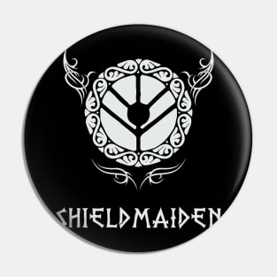 Shieldmaiden Lagertha White Shield Pin