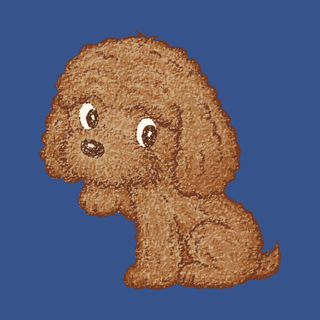 Disover Toy-Poodle sitting - Dogs - T-Shirt