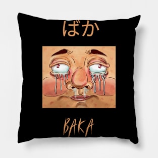 Funny Anime Baka Weird Face - Style 02 Both Pillow