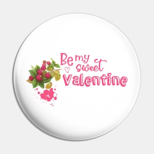 Sweet Valentine with Raspberries Pin