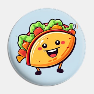 kawaii Taco T-Shirt cute potatofood funny Pin