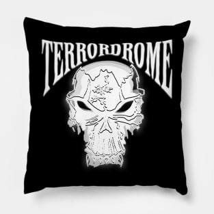 Terrordrome White Pillow