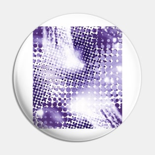 Pop Art Polka Dot with Texture Pin