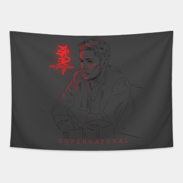 Dean Winchester Tapestry by DenielHast