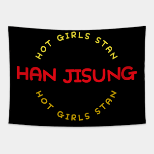 Hot Girls Stan HAN JISUNG Stray Kids Tapestry