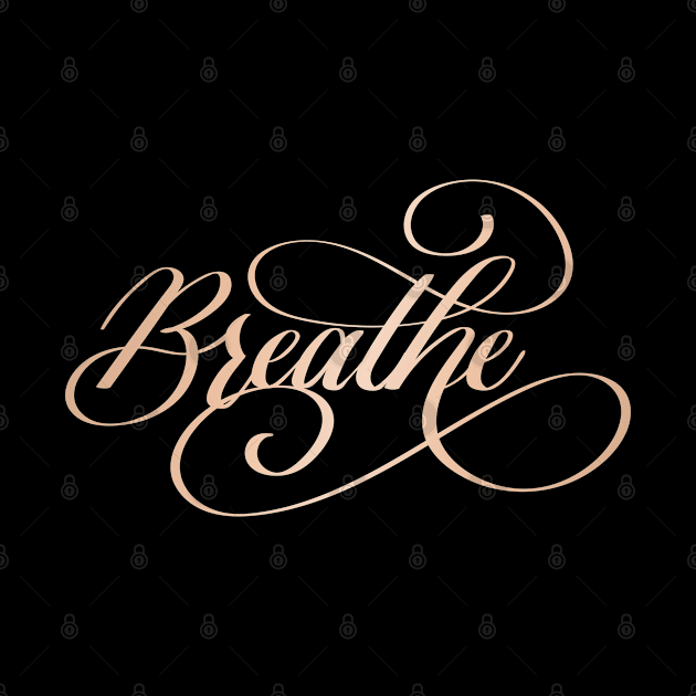 Breathe in Rose Gold by Kelly Gigi