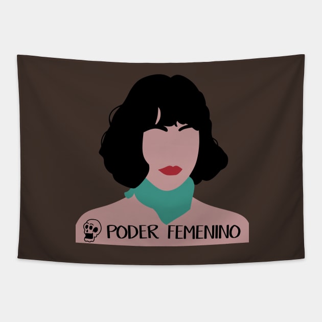 Mon Laferte Poder Femenino Tapestry by sofjac