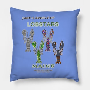 Lobster, Lobsters, Maine, funny sayings, Couple of Lobstars Pillow
