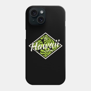 Hawaii surf design, print, typography Phone Case