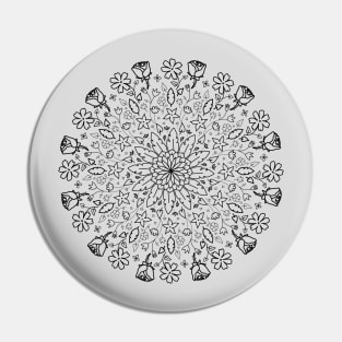 FLORAL MANDALA Pin