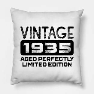 Birthday Gift Vintage 1935 Aged Perfectly Pillow