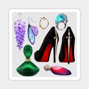 Glamour Jewelry accessories collection Magnet