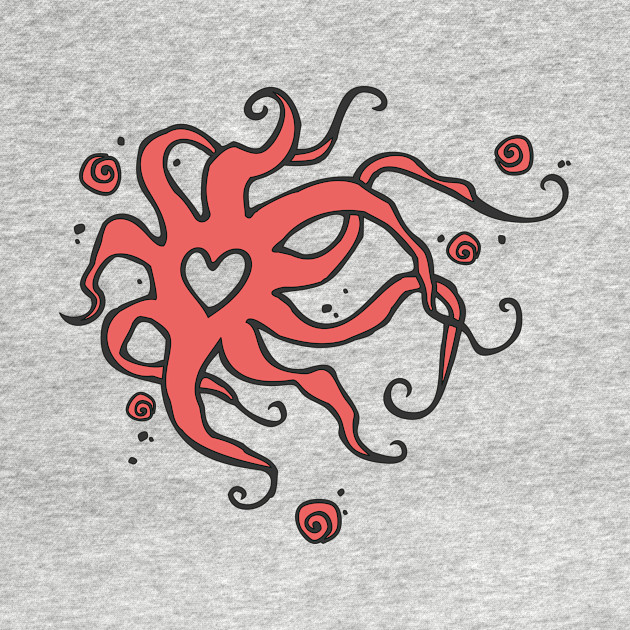 Disover Tentacles Of Love - Love - T-Shirt