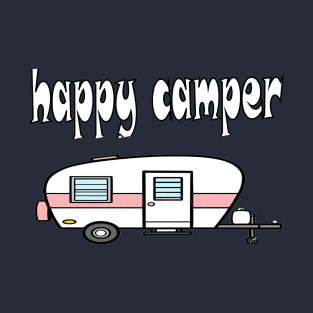 Camping Shirt-Happy Camper T Shirt-Camping Buddies-Women Graphic T Shirt-Hiking Gift Shirt-Unisex Clothing-Nature Lover Gift-Adventure Shirt T-Shirt