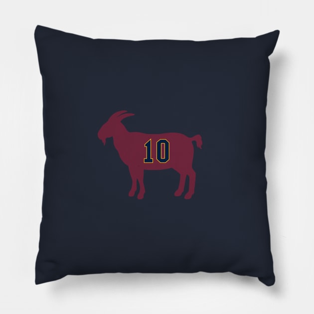 Darius Garland Cleveland Goat Qiangy Pillow by qiangdade