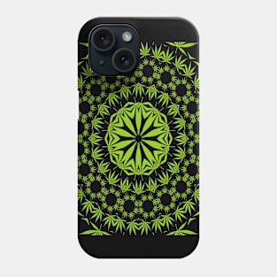 weed mandala will mesmerze your friends Phone Case