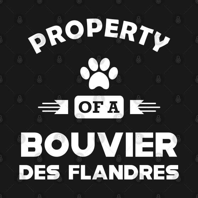 Bouvier des flandres - Property of a bouvier des flandres by KC Happy Shop