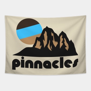 Retro Pinnacles ))(( Tourist Souvenir National Park Design Tapestry