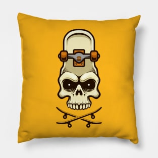 SKeleton skate Pillow