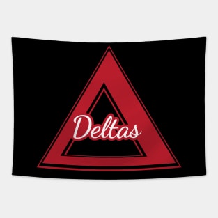 Deltas Reds Devastating Divas 1913 Founding Year Tapestry