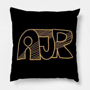 Harmony in Motion: AJR-inspired Typeface Design Pillow