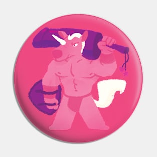 Unicorn Warrior Pin