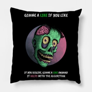Zombie Influencer Pillow