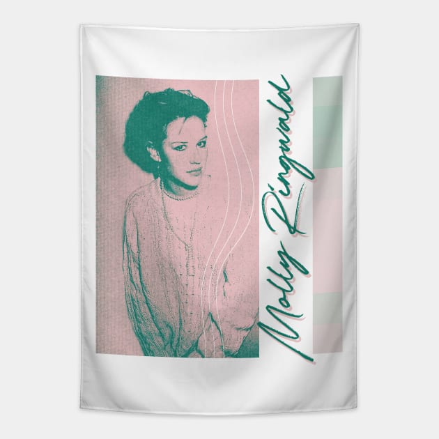Molly Ringwald / 1980s Style Aesthetic Fan Design Tapestry by unknown_pleasures
