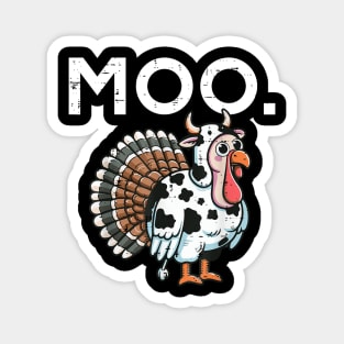 Turkey Moo Magnet