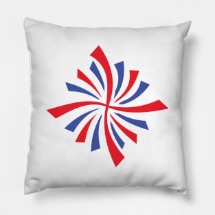 Uk flag super spiral Pillow