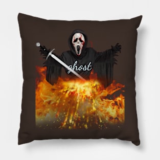 ghost art Design Pillow