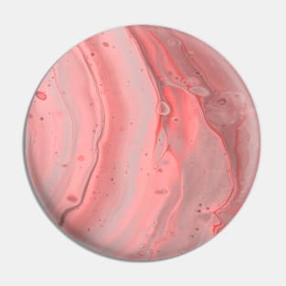 Pink retro abstract Art Pin