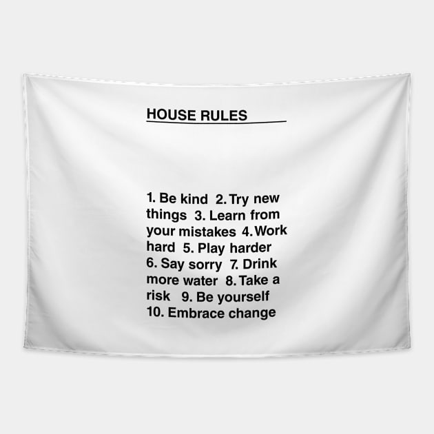 House Rules Tapestry by TheNativeState