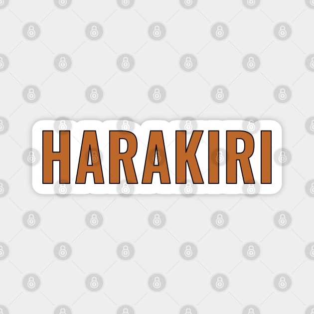 Hina (Hinamatsuri) "Harakiri" Magnet by Kamishirts