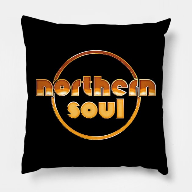 Northern Soul / Retro Soul Music Fan Design Pillow by DankFutura