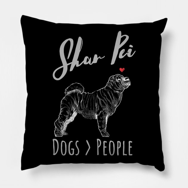 Shar Pei - Dogs > People Pillow by JKA