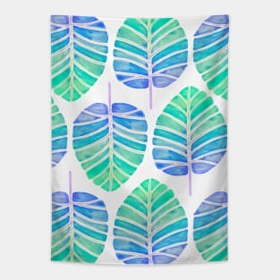 Mint Ombre Alocasia Tapestry