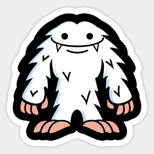 Ice Pink Yeti Sticker Art Board Print for Sale by brookehend