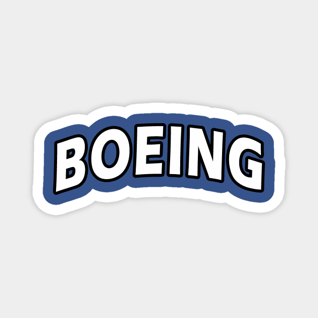 Boeing Company Magnet by Fly Buy Wear