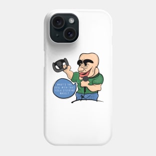 Joe Rogan "What's The Deal" Illustration (Red) Phone Case