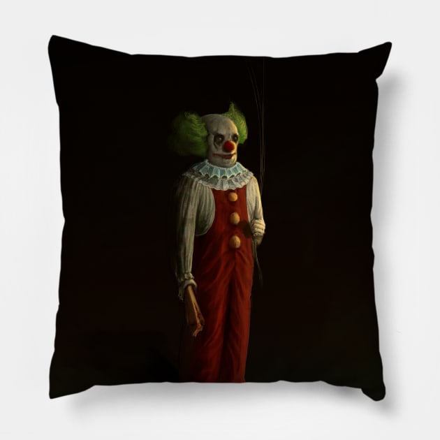 Clown Pillow by SanskaransART