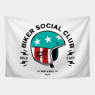 Biker Social Rules Tapestry