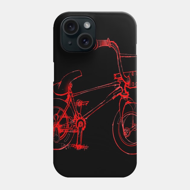 bmx bike Phone Case by IAN TOVEY ILLUSTRATOR